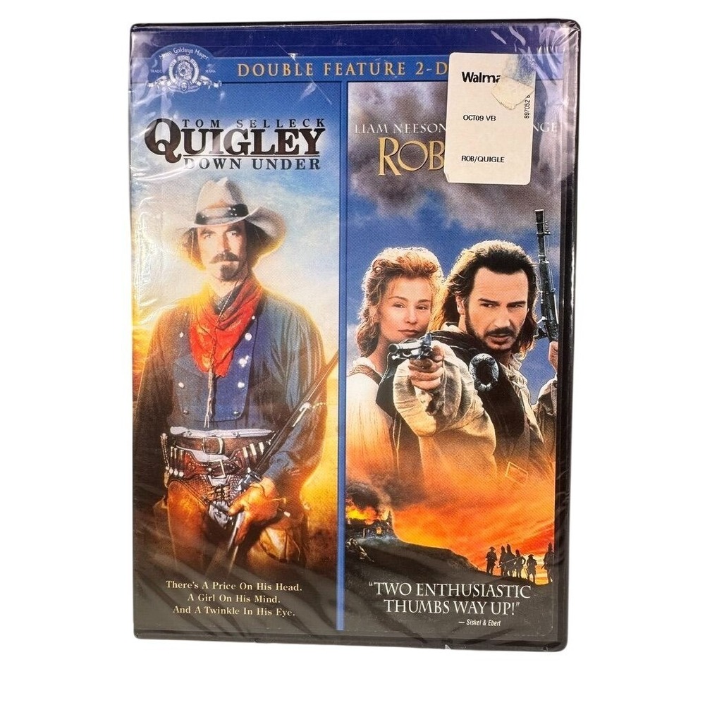 Quigley Down Under / Rob‎ Roy DVD Double Feature Sealed Tom Selleck Liam Neeson